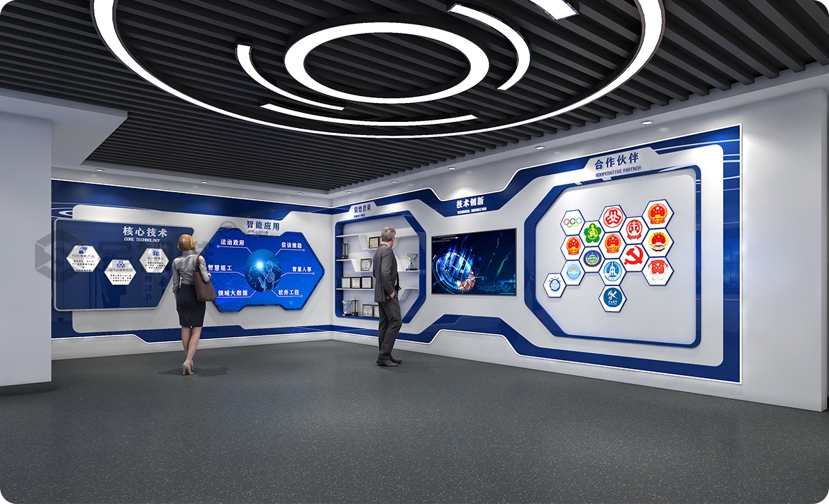 為企業提供企業展廳設計服務
